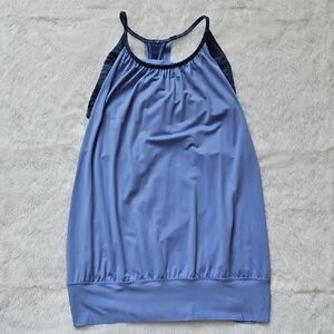 Lululemon Women's Blue Tank W/ Sports Bra